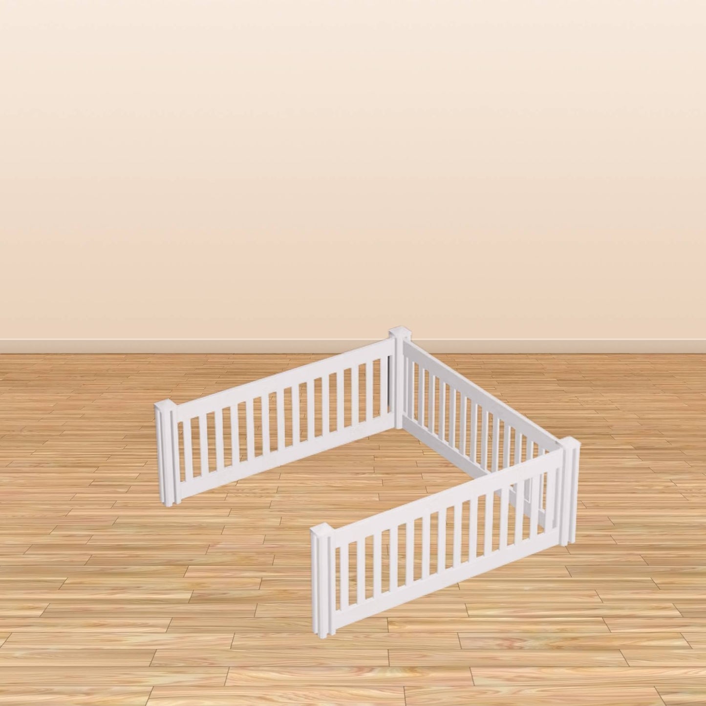 Rooster Farms PVC Dog Whelping Box + Play Pen 2.30m x 1.15m x 0.48m - Birthing Kit