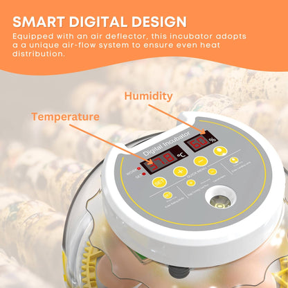 Electric 8 Egg Incubator - Automatic Turning for Chicken Quail Duck Hatching