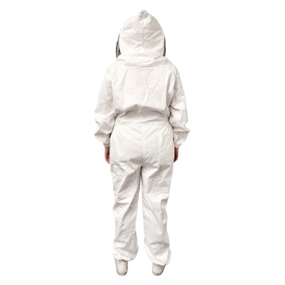 Beekeeping Suit Outfit Bee Hooded Cotton Ventilated Bee Keeping Protective Overalls