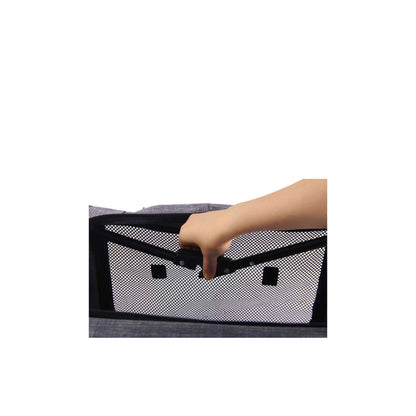 Collapsible Pet Travel Crate - Large Dog Cat Soft Foldable Portable Car Carrier