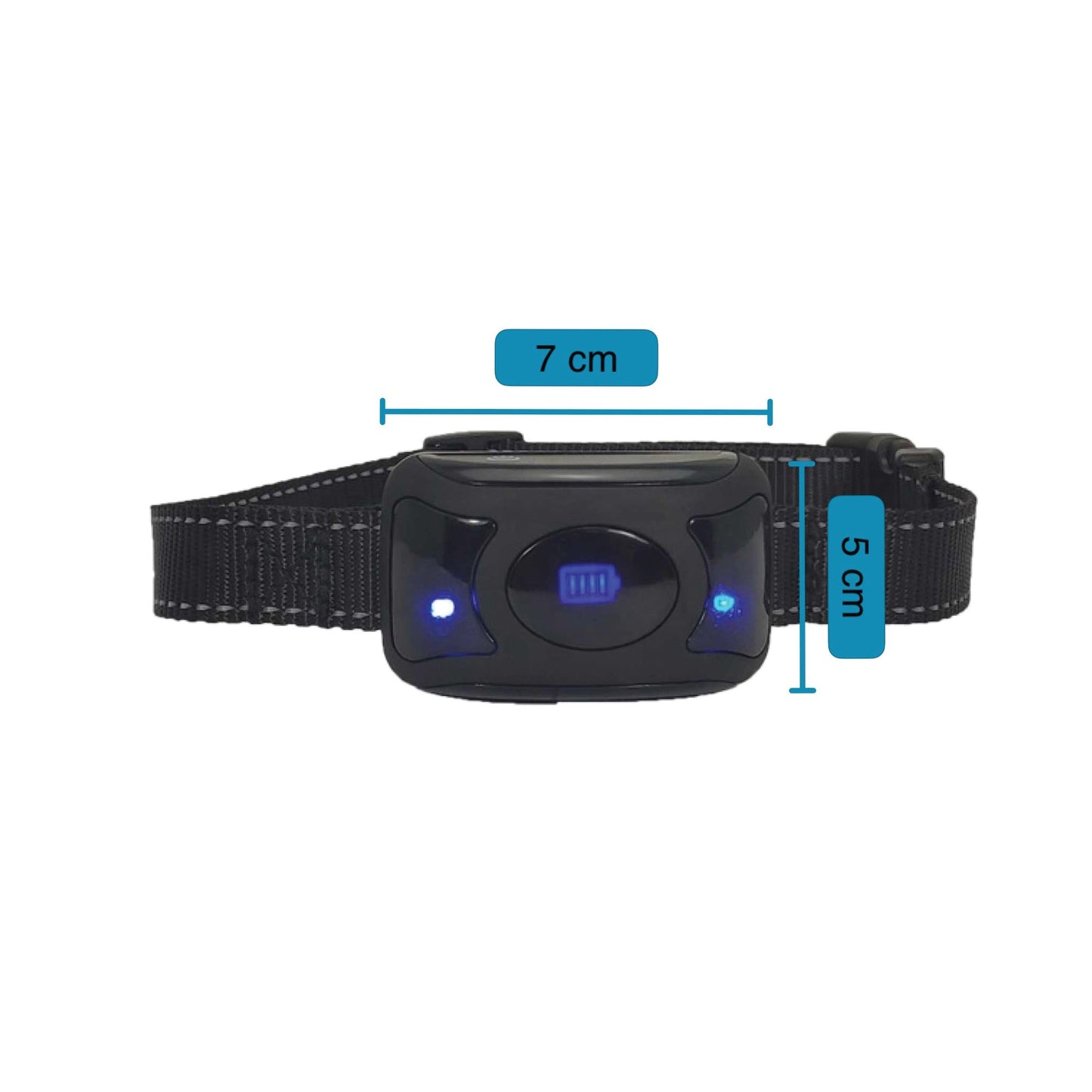 Dog Bark Collar - 2x 600m Range Receivers Vibration IPX7 Waterproof Training Aid