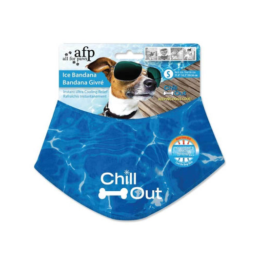 Dog Cooling Bandana - Chill Out Pet Neck Collar Scarf - All For Paws