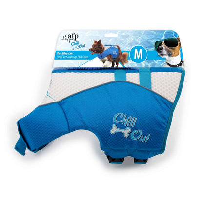 Dog Life Jacket - Puppy Swim Float Adjustable Safety Vest - All For Paws