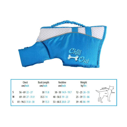 Dog Life Jacket - Puppy Swim Float Adjustable Safety Vest - All For Paws