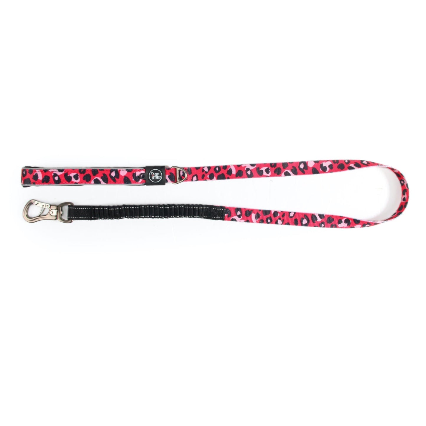 Eco Bionic Dog Leash Reflective Bungee Lead Neoprene Water Resistant Leopard