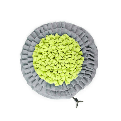 Foldable Dog Treat Mat 48cm - Puppy Trainer Snuffle Sniffer Interactive Feeder