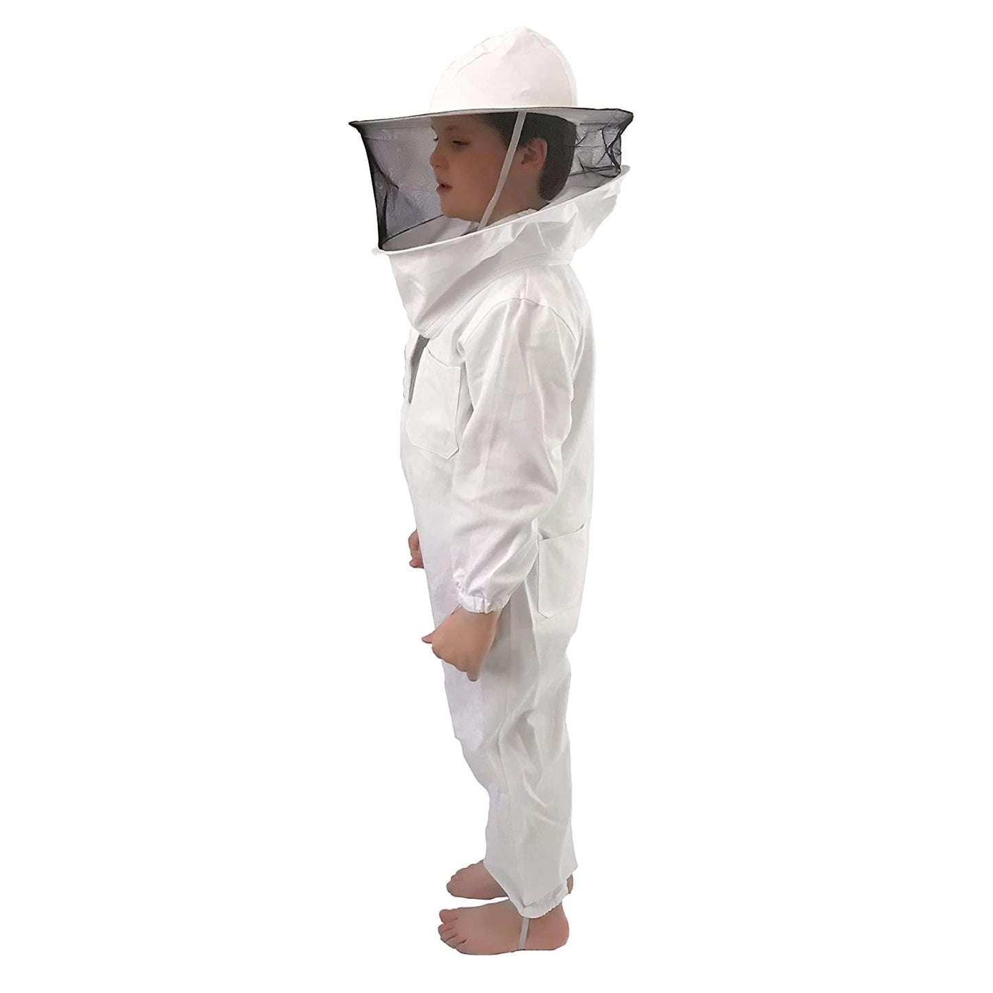 Kids Beekeeping Suit Children's Bee Keeping Outfit Veil Cotton Protective Overall