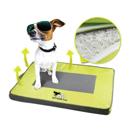 Outdoor Dog Mat Quick Dry - Green Pet Cooling Pads Outside Mattress All For Paws