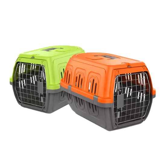 Pet Travel Kennel 61x39x37cm - Dog Cat Carrier Puppy Kitten Crate
